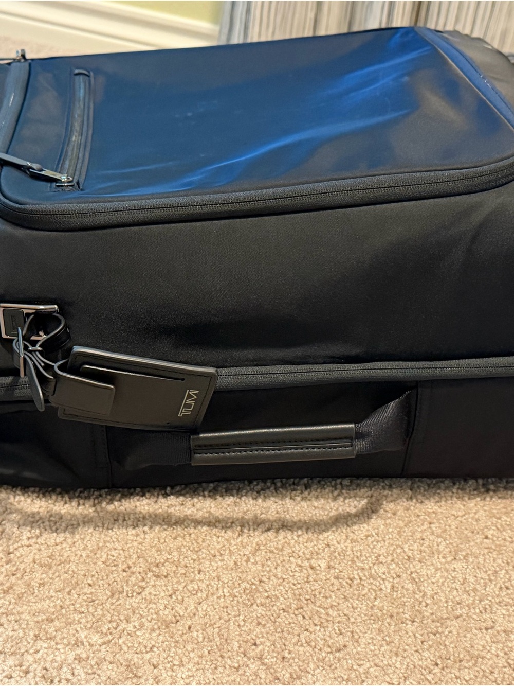 TUMI Voyageur Leger Continental 4 Wheel Carry-On - Black/Gunmetal - Picture 12 of 16